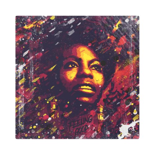 Nina Simone Portrait Pop Art