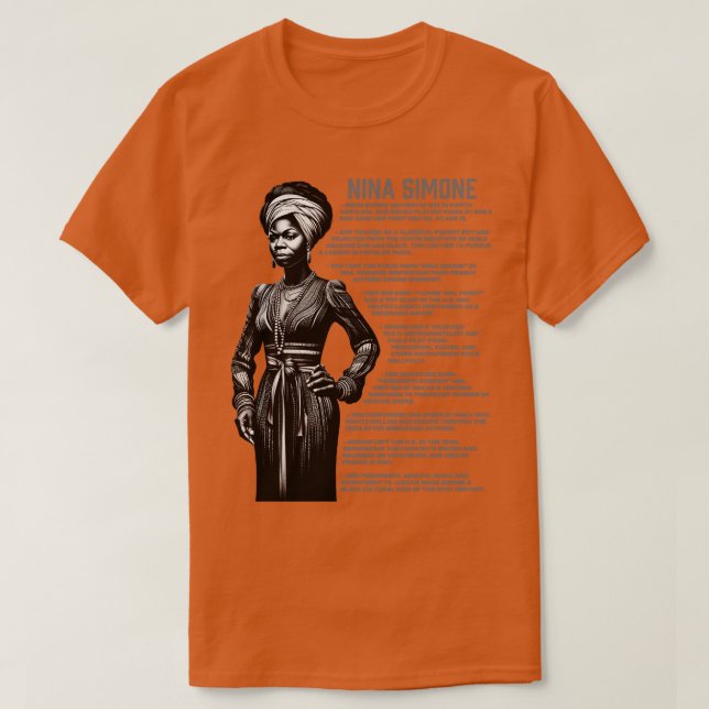 Nina Simone T-Shirt (Design Front)
