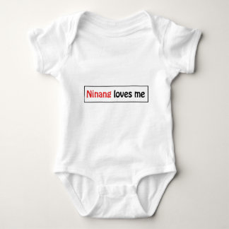 Ninang loves me baby bodysuit