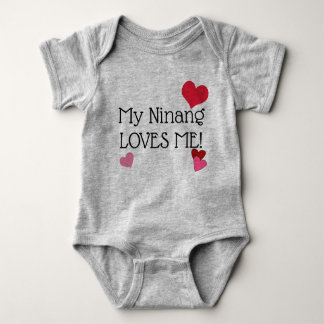 Ninang Loves me Baby Bodysuit