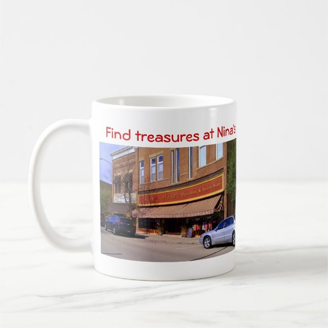 Nina's Department & Variety store mug (Left)