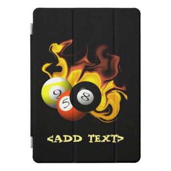 Nine Ball Fire Ipad Pro Cover by Iverson_Designs at Zazzle