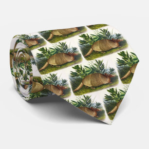 Nine-Banded, Long-nosed Armadillo by Audubon Neck Tie