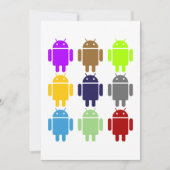 Nine Bug Droids (Multi-Colored Android) (Front)