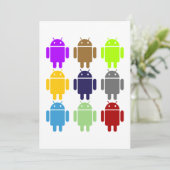 Nine Bug Droids (Multi-Colored Android) (Standing Front)