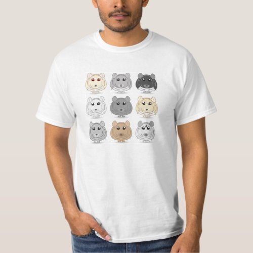 Nine Chinchilla Design T_Shirt