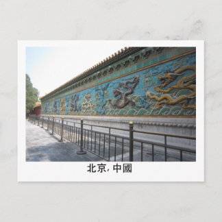 Nine Dragon Wall Postcard