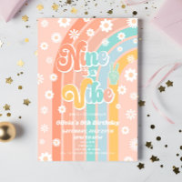 Nine Is A Vibe Rainbow Daisy 9th Birthday Party