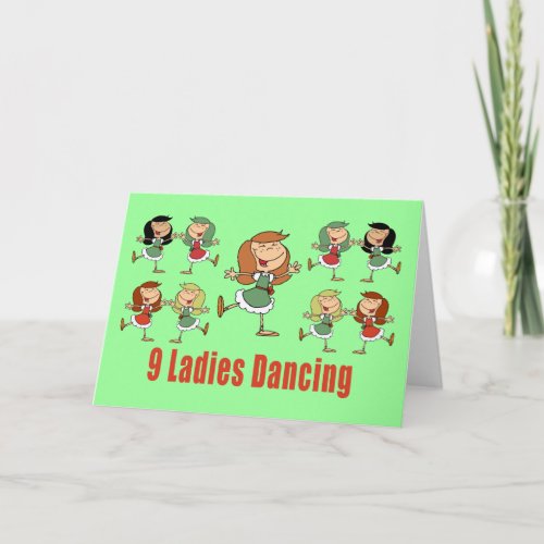 Nine Ladies Dancing Cards