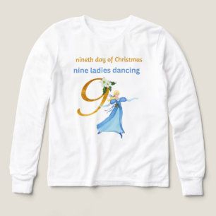 Nine Ladies Dancing Tri-Blend Shirts