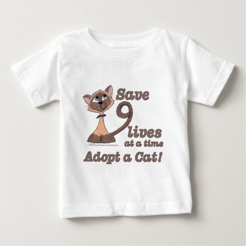 Nine Lives Baby T_Shirt