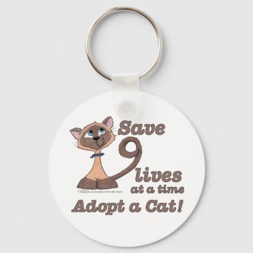 Nine Lives Keychain