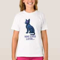 Nine Lives Later – Funny Cat T-Shirt
