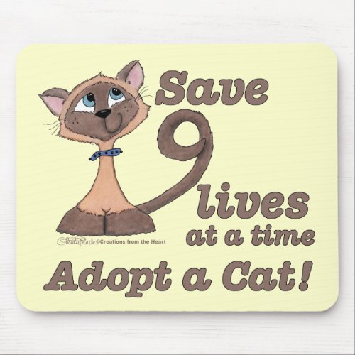 Nine Lives Mouse Pad