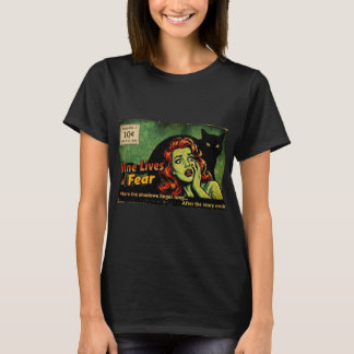 Nine Lives of Fear – Issue No. 1 Retro Horror Post T-Shirt