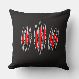 Nine Lives of Fear – Nine Lives, Nine Strikes Throw Pillow