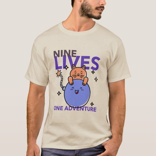 Nine Lives One Adventure  T_Shirt