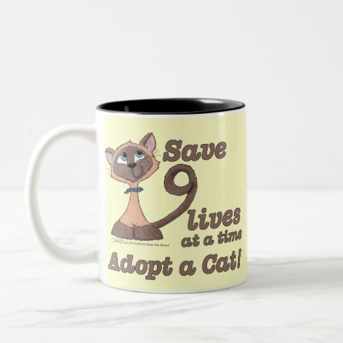 Nine Lives Two_Tone Coffee Mug