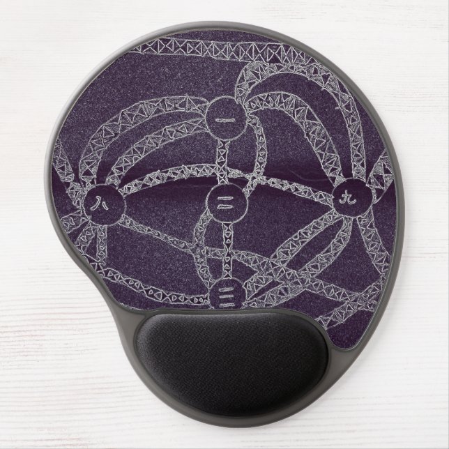 Nine moon in the dark world gel mouse pad (Front)