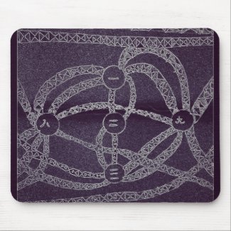 Nine moon in the dark world mouse pad