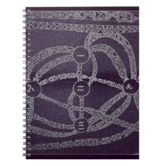 Nine moon in the dark world notebook