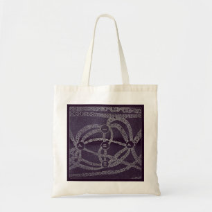 Nine moon in the dark world tote bag