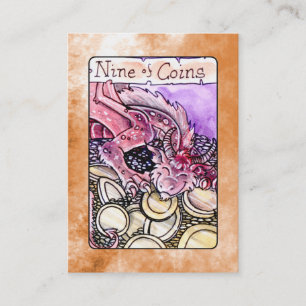 Nine of Coins Business Card