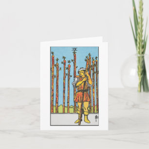 Nine of wands - Rider Waite Smith tarot Card