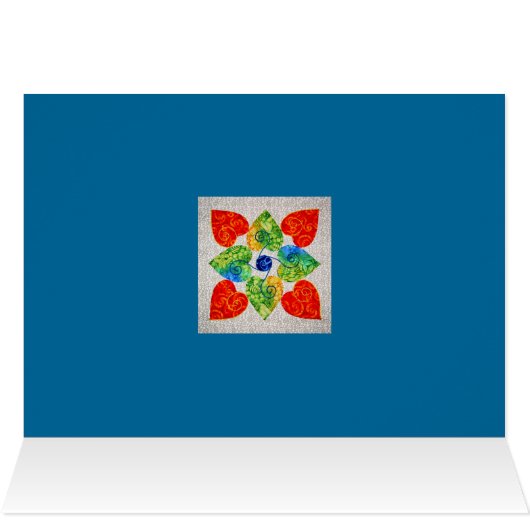 Nine Patch Heart Quilt (Inside Horizontal (Top))