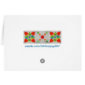 Nine Patch Heart Quilt Cards (Back Horizontal)