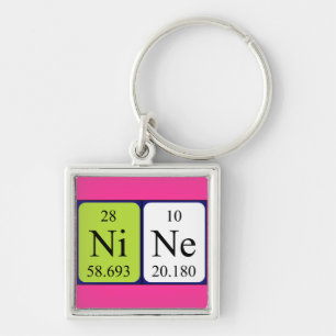 Nine periodic table name keyring