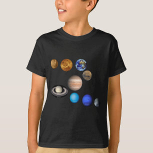 Nine Planets in the Solar System T-Shirt
