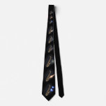 Nine saxophones music concept artwork canvas print neck tie