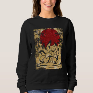 Nine Tailed Fox Japanese Retro  7 Sweatshirt