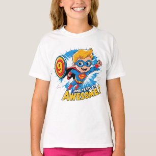 Nine Years of Awesome! – funny 9th Birthday T-Shirt