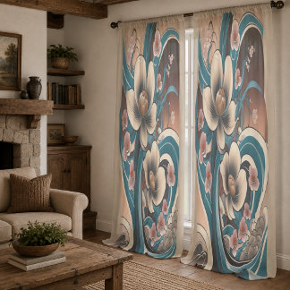Ninegal Lady Sheer Curtains