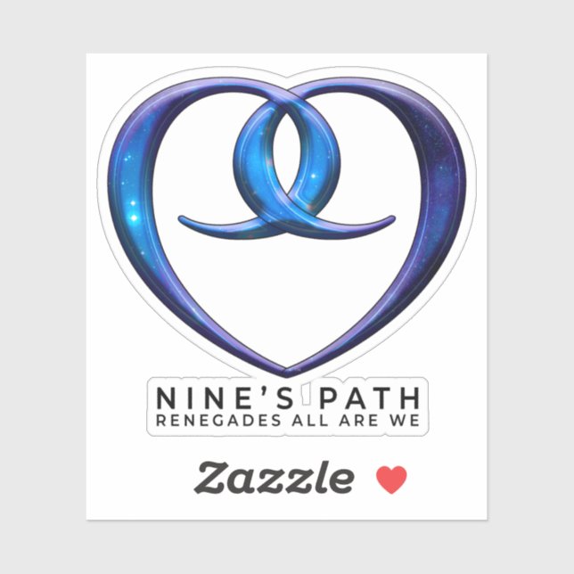 Nine's Path 9 Love Seal transparent sticker (Sheet)