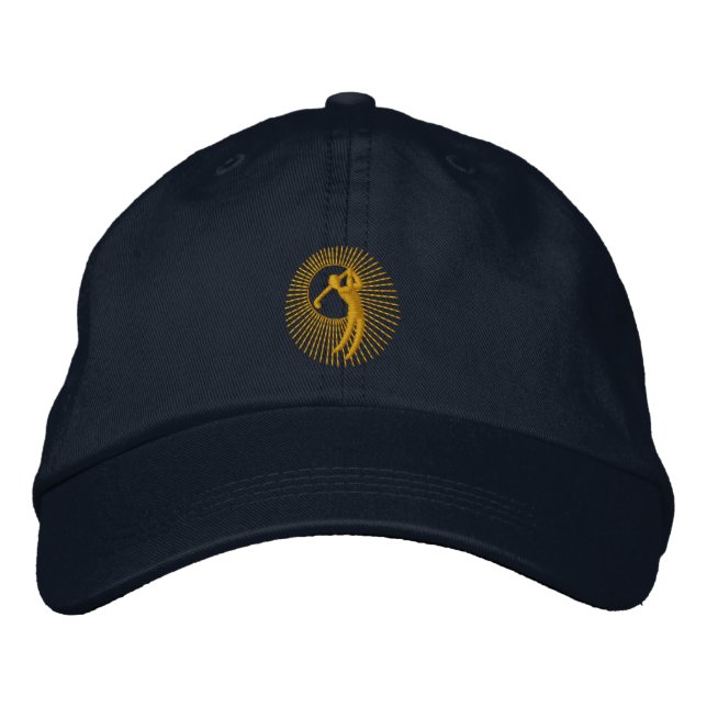 NINETEENTH HOLE EMBROIDERED BASEBALL HAT (Front)