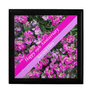 Nineteenth Wedding Anniversary Sweet Pea Gift Box