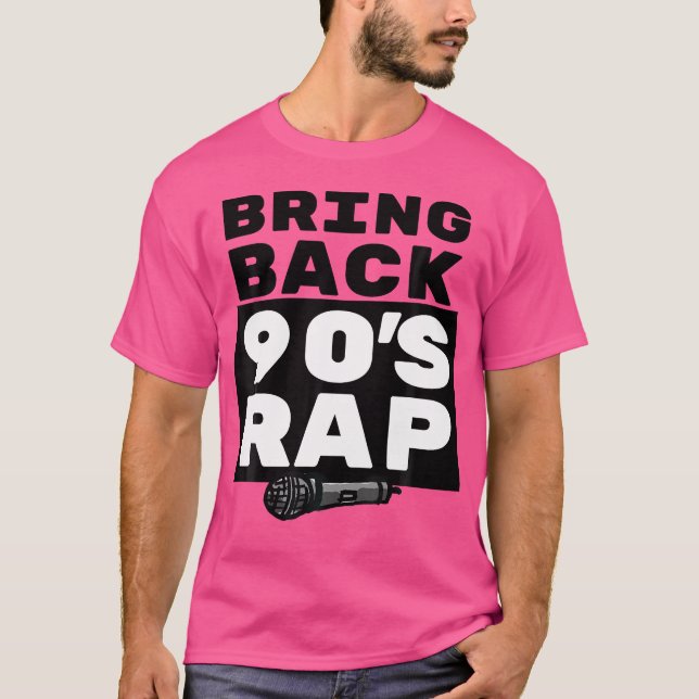Nineties Rap And Hip-Hop Lover T-Shirt (Front)