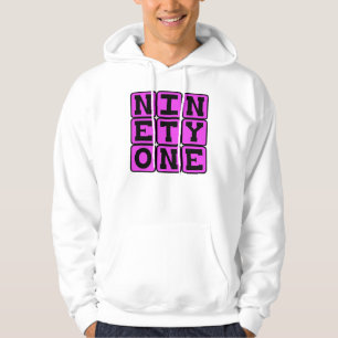 Ninety One, Number 91 Hoodie