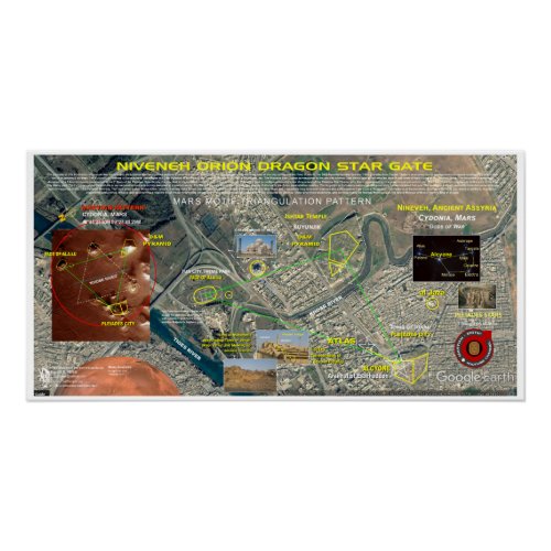 Nineveh Orion Star Map Poster