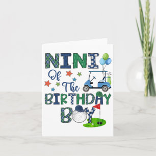 Nini Of The Birthday Boy Hole In One Golf Lover Card