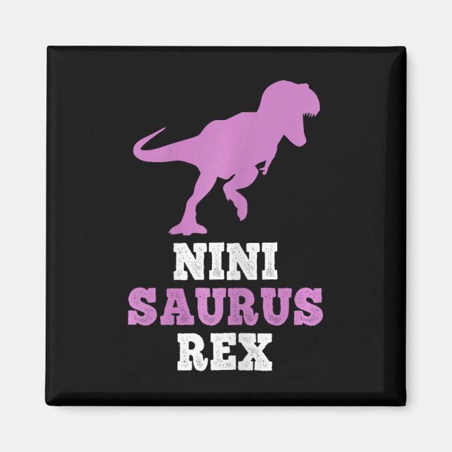 Nini-saurus Rex Dino Dinosaur Ninisaurus Funny  Magnet (Front)