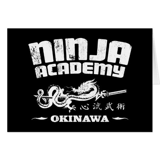 Ninja Academy Okinawa Kill Bill Cards (Front Horizontal)