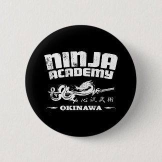 Ninja Academy Okinawa Kill Bill Pinback Button