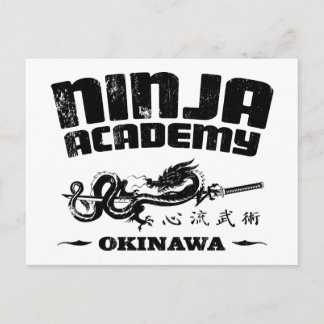 Ninja Academy Okinawa Kill Bill Postcard