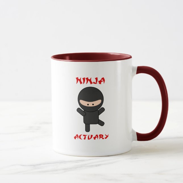 Ninja Actuary Mug (Right)