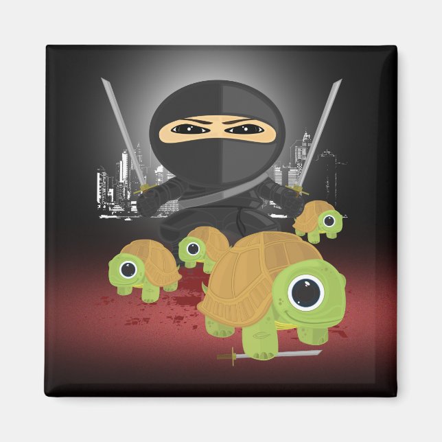Ninja and Turtles Magnet (Front)