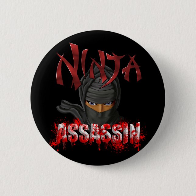 Ninja Assassin Button (Front)